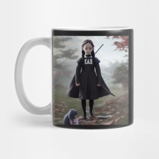 Wednesday Addams 3D animation Mug